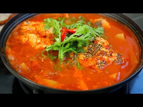 spicy-korean-fish-stew-maeuntang-매운탕-youtube image