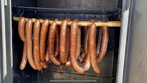 homemade-smoked-polish-sausage-kiełbasa-wędzona image