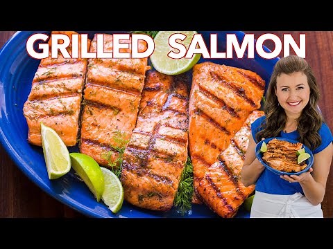 how-to-grill-salmon-with-garlic-lime-butter-youtube image