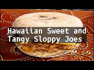 recipe-hawaiian-sweet-and-tangy-sloppy-joes-youtube image
