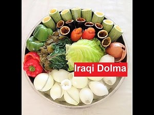iraqi-authentic-dolma-stuffed-vegetables-الدولمة image