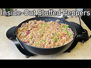 easy-inside-out-stuffed-bell-peppers-recipe-youtube image