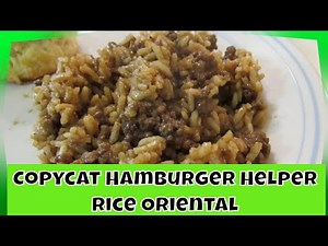 hamburger-help-rice-oriental-copycat-youtube image