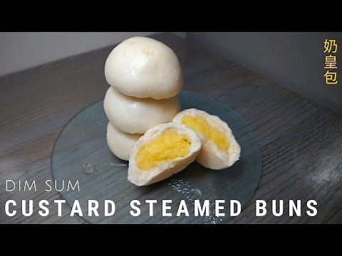 chinese-custard-steamed-bun-lai-wong-bao-奶黄包 image