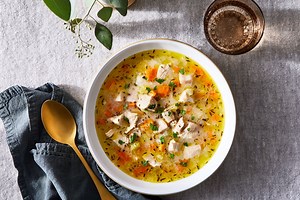 best-leftover-turkey-soup-recipe-how-to-make-easy-turkey image